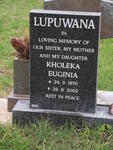 LUPUWANA Kholeka Euginia 1970-2002
