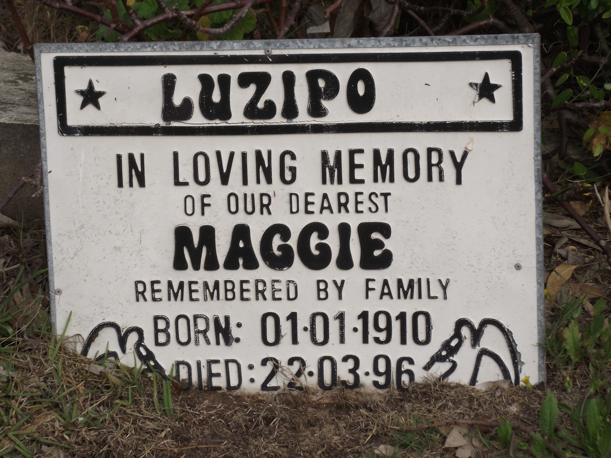 LUZIPO Maggie 1910-1996.JPG