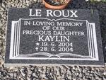 ROUX Kaylin, le 2004-2004