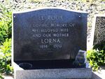 ROUX Lorna, le 1898-1970