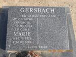 GERSBACH Marie 1929-2008