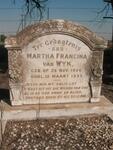 WYK Martha Francina, van 1926-1933