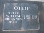 OTTO Pieter Willem Johannes 1935-2009