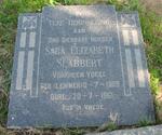 SLABBERT Sara Elizabeth formerly VOGEL nee LEMMER 1889-1961