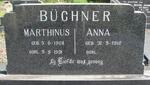 BÜCHNER Marthinus 1908-1991 & Anna 1912-