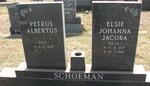 SCHOEMAN Petrus Albertus 1909- & Elsie Johanna Jacoba 1927-1988