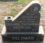 VELDMAN Susanna Catharina Magdalena 1904-1986