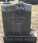 WALT Susanna Maria Sophia, van der 1930-1986