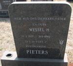 PIETERS Wessel H. 1907-1990