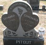 PITOUT Leonard 1928- & Constance 1936-1985