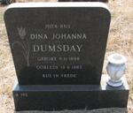 DUMSDAY Dina Johanna 1898-1985