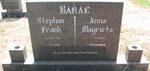 BARAC Stephan Frank 1922-1985 & Anna Magrieta 1927-2010
