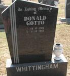 WHITTINGHAM Donald Gotto 1916-1982