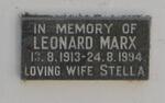MARX Leonard 1913-1994