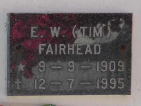 FAIRHEAD E.W. 1909-1995