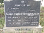 FERREIRA Thomas Ignatius 1875-1966 & Georgina Mathilda GERICKE 1885-1975