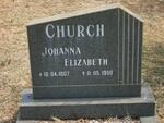 CHURCH Johanna Elizabeth 1907-1990
