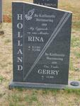 HOLLAND Gerry 1939- & Rina 1943-1999