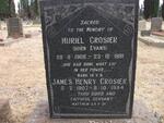 CROSIER James Henry 1907-1994 & Muriel EVANS 1908-1991
