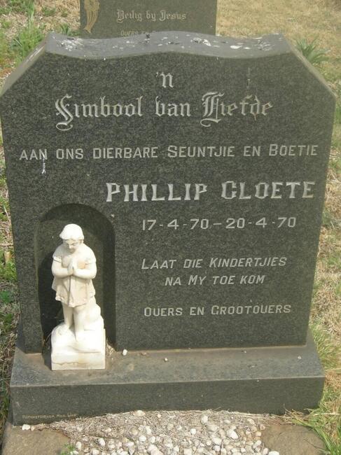 CLOETE Phillip 1970-1970