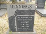 HENNINGS Fonnie 1961-1982