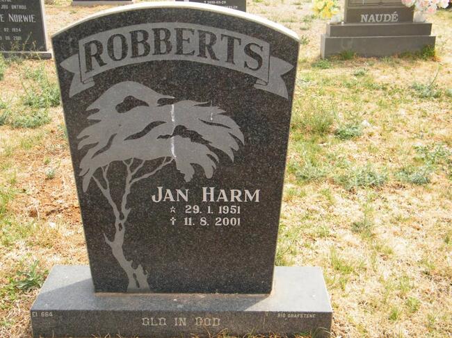 ROBBERTS Jan Harm 1951-2001