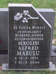 MABULA Mxolisi Alfred 1925-2006