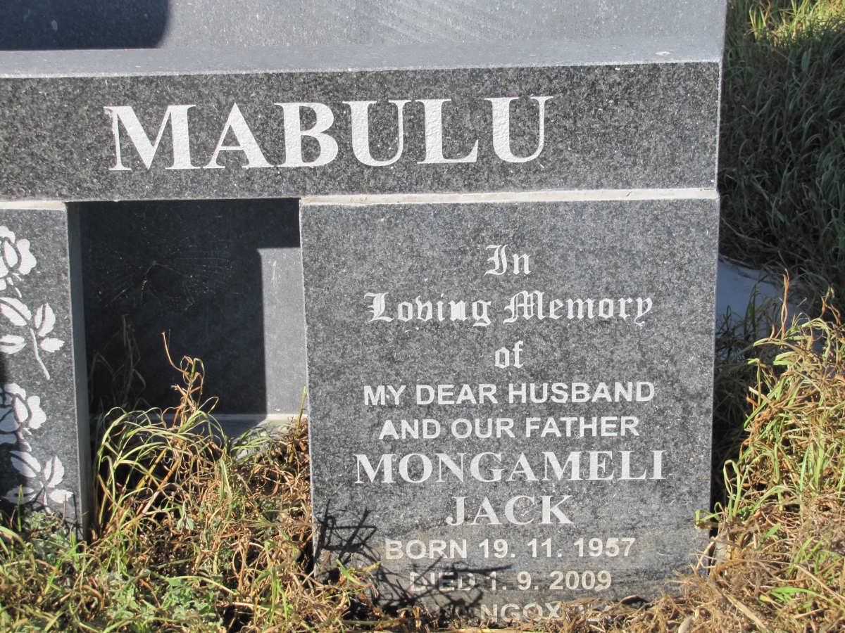 MABULU Mongameli Jack 1957-2009
