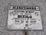 MABUZWANA Noxolo 1970-2003