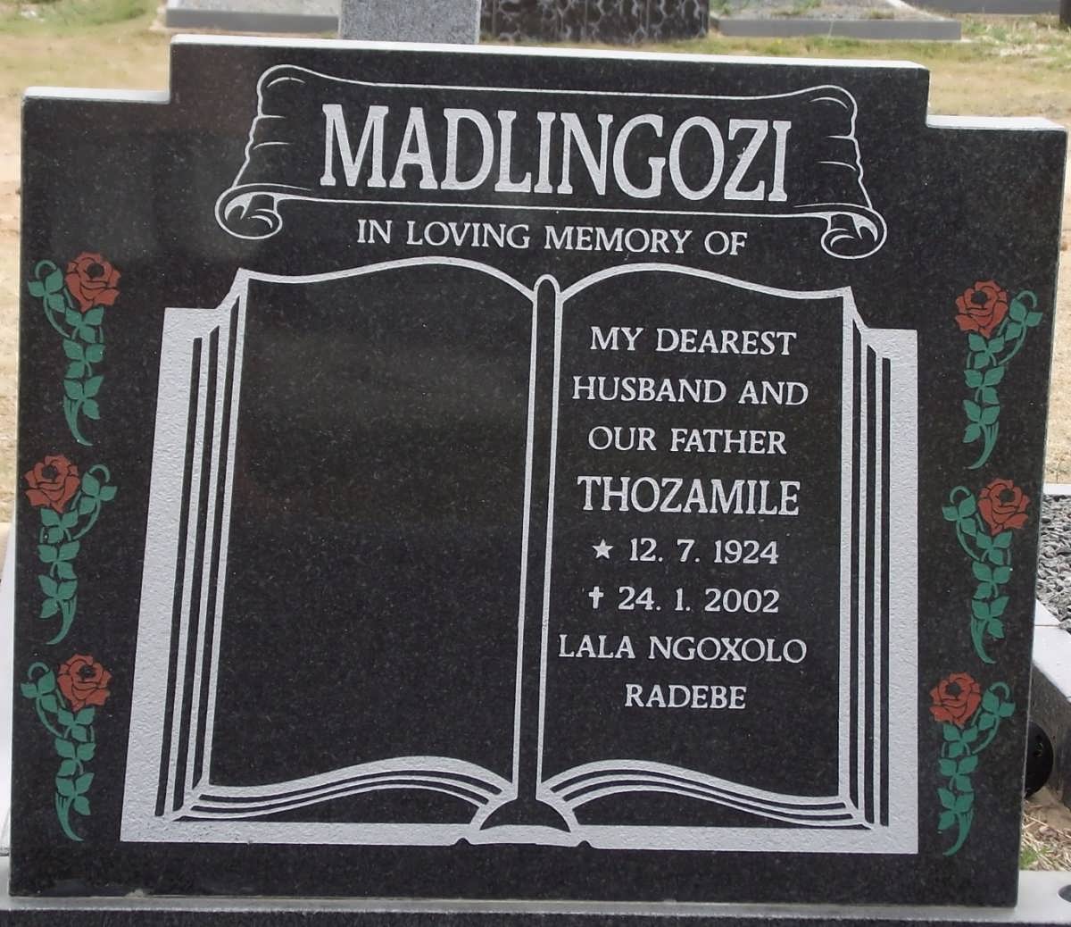 MADLINGOZI Thozamile 1924-2002