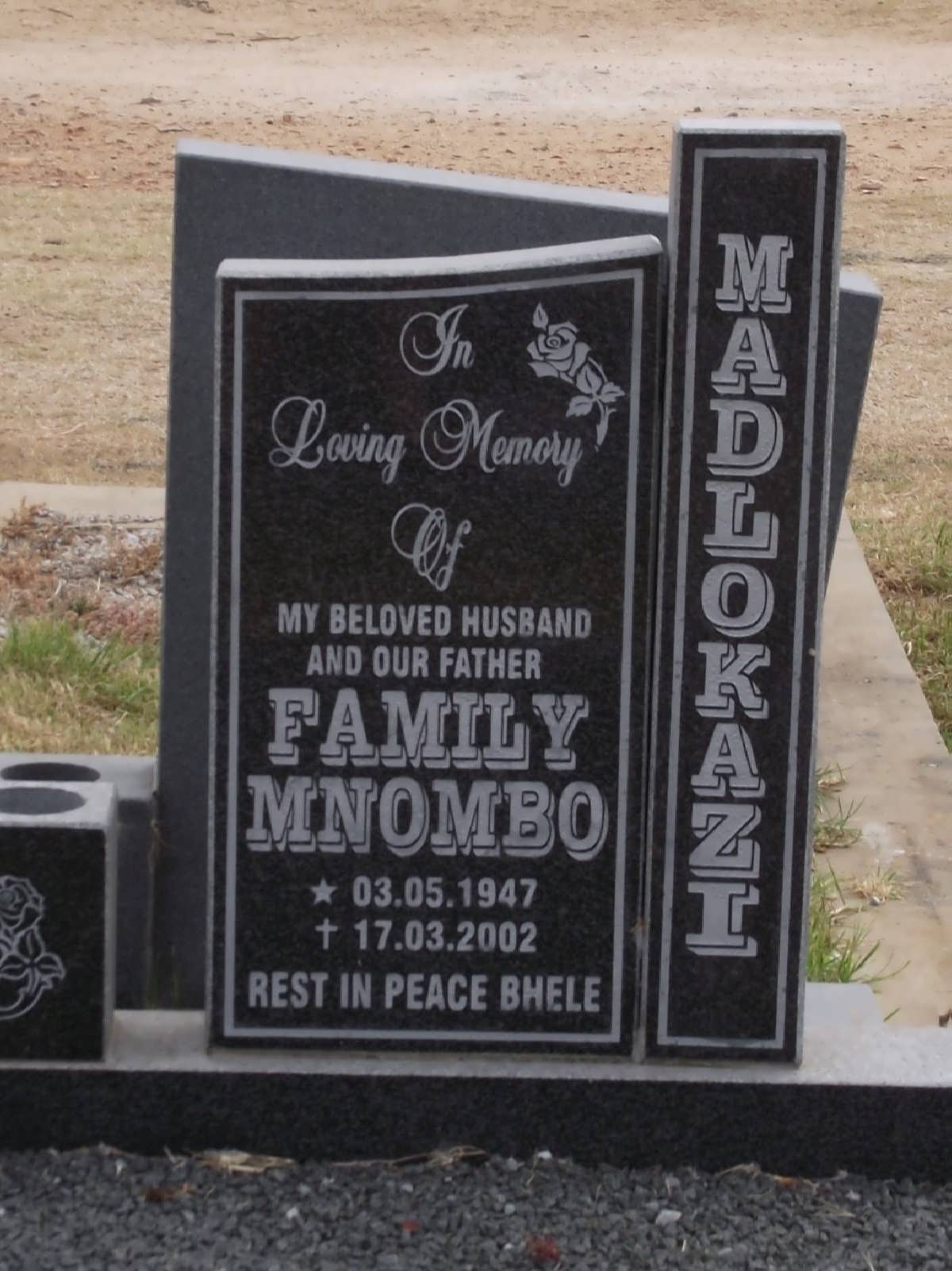 MADLOKAZE Family Mnombo 1947-2002