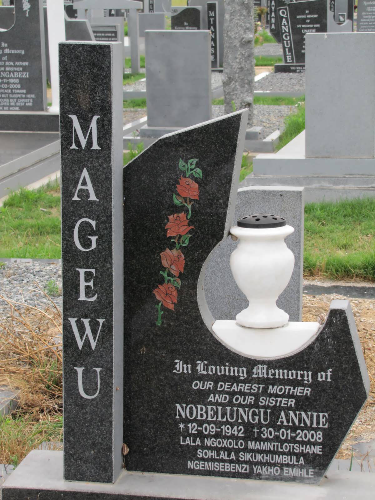MAGEWU Nobelungu Annie 1942-2008