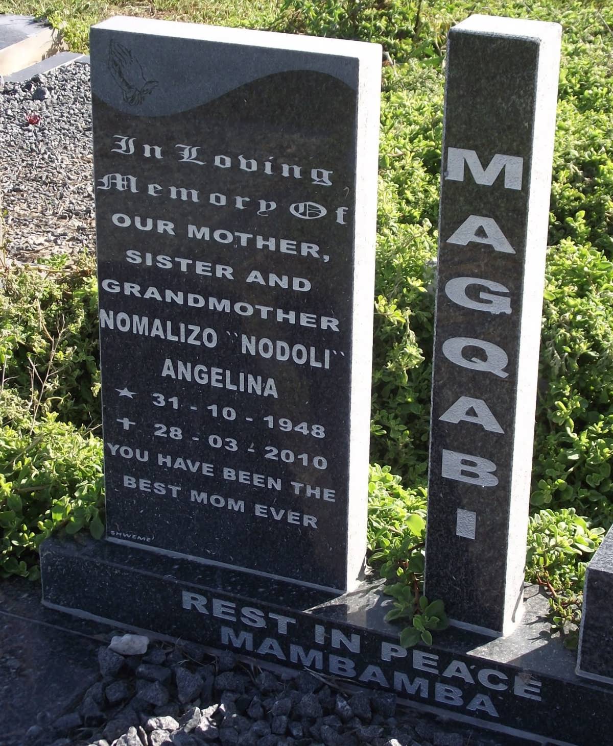 MAGQABI Nomalizo Angelina 1948-2010