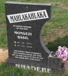 MAHLAKAHLAKA Mongezi Basil 1971-2008