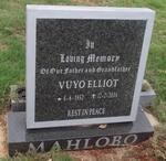 MAHLOBO Vuyo Elliot 1952-2006