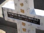 MAHLULO Raymond Mlungisi 1954-2011