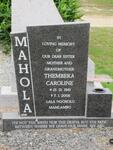MAHOLA Thembeka Caroline 1941-2006