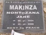 MAKINZA Nontozana Jane 1934-2008