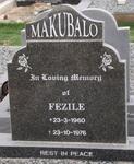 MAKUBALO Fezile 1960-1976