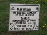 MAKWAKWA Samuel 1945-2009