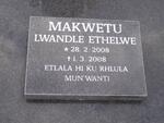 MAKWETU Lwandle Ethelwe 2008-2008