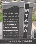 MTANA Indira Ghandi Maureen 1953-1976