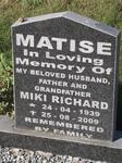 MATISE Miki Richard 1939-2009