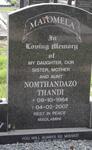 MATOMELA Nomthandazo Thandi 1964-2007