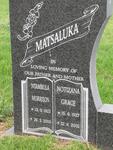 MATSALUKA Ntambula Morrison 1923-2000 & Notizana Grace 1927-2002