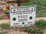 MATSHISI Balele Joseph 1945-2010