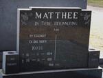 MATTHEE Koos 1934-1981