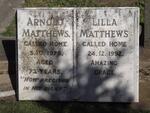 MATTHEWS Arnold -1976 & Lilla -1992