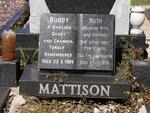 MATTISON Buddy -1984 & Ruth -1978