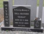 MAYEDWA Zola Mandisi 1959-2003